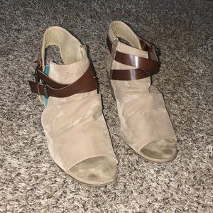 Blowfish wedge heels